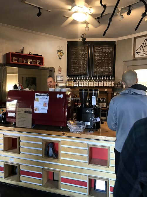 Inside at Mud Pie Vegan Bakery and Coffee in Kansas City