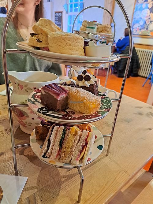 Vegan afternoon tea at Emma Bridgewater Factory in Stoke-on-trent