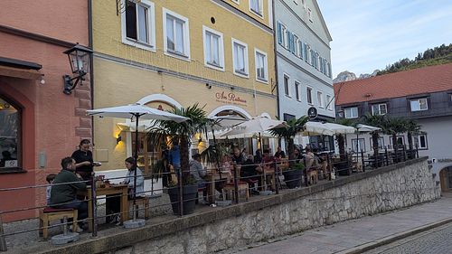 Very nice terrace at Am Rathaus in Fuessen