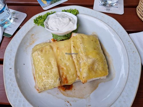 Vegane Enchiladas at Gasthof Hecht in Sulz Am Neckar