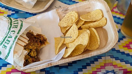 Vegan Burrito at TomToms Burritos - Odinsplatsen in Gothenburg