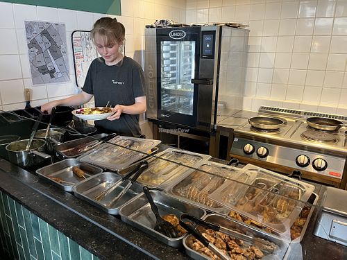 Preparing orders  at The Harvest in Delft