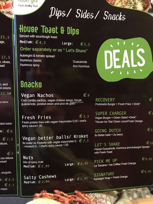 Dips at Aubergini in Amsterdam