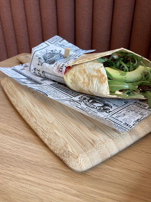 Wrap 💜  at Aubergini in Amsterdam