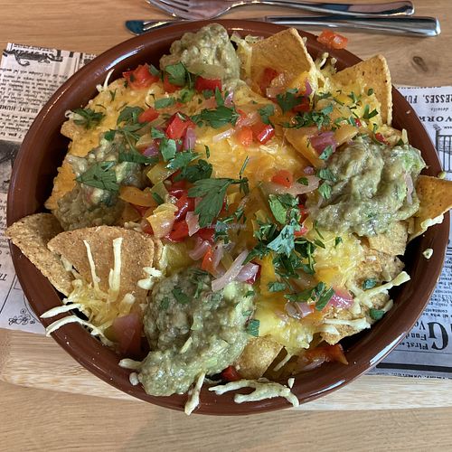 Nachos todos  at Aubergini in Amsterdam