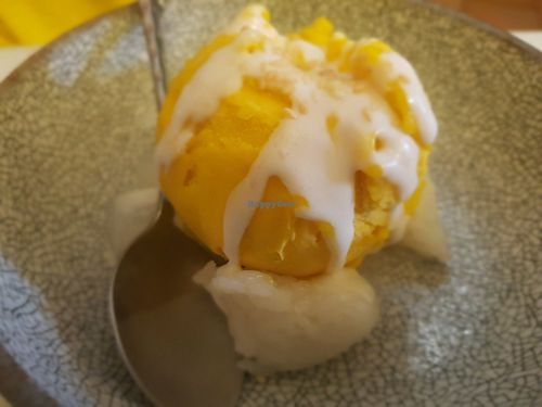 Kao Neaw I-Tim Mamuang at Mali Vegan Thai in South West London