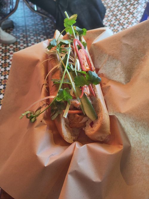 Vegan bahn mi at Chi Thu - Leopoldstraße in Munich