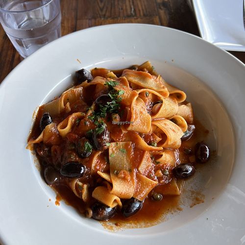 tagliatelle puttanescaa  at Buona Forchetta - South Park in San Diego