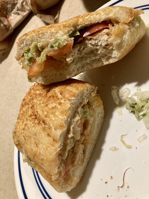 The Time Traveler’s Wife with chicken nuggets instead of patties (my recommendation)  at Ike's in Templeton