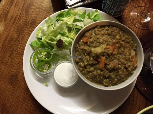 Lentils  at Macska in Budapest