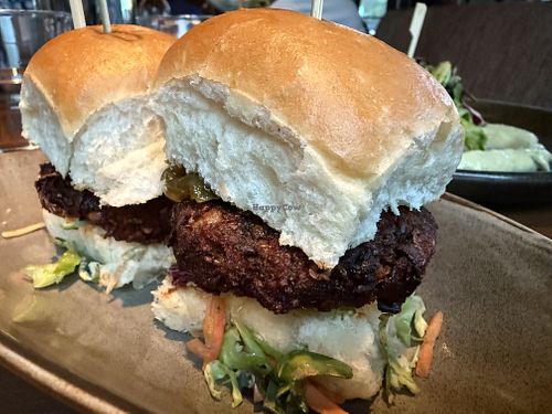 Vegan sliders   at Root Down - 33rd Ave in Denver
