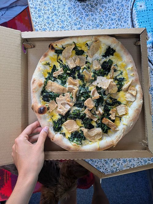 VEGAN SPINACI E NOPOLLO at Pizza Papa Cipolla - Uhříněves in Prague