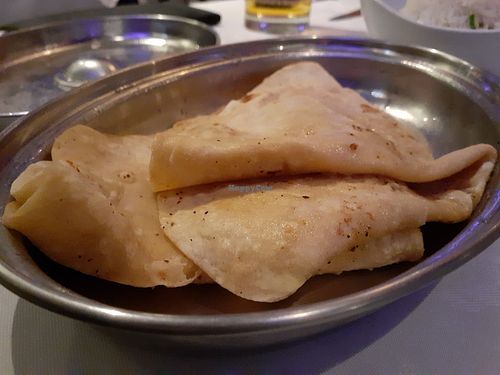Vg garlic chapatti at Indian Brasserie in South Shields