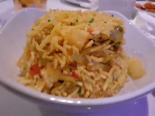 Vg veg pilau at Indian Brasserie in South Shields