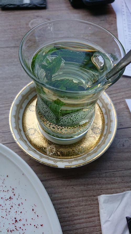 Hot mint tea at Lemon Tree in Bamberg