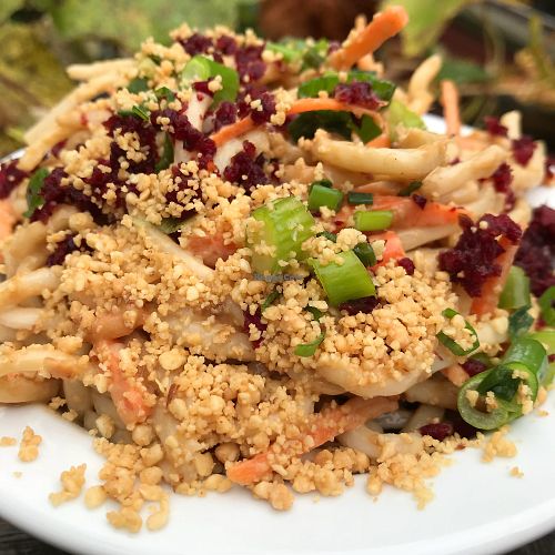 Peanut noodles at The Lady Killigrew in Montague