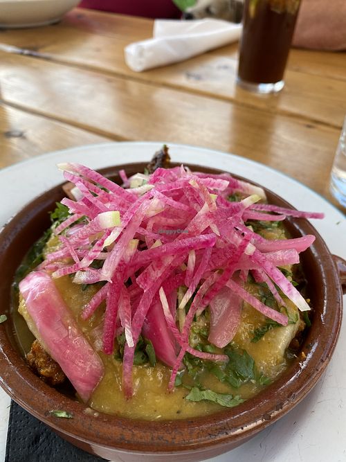 Setian enchiladas  at La Crosse Distilling Co in La Crosse