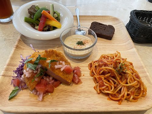 Vegan set menu. Take out available. at In The Garden 135 in Tokyo