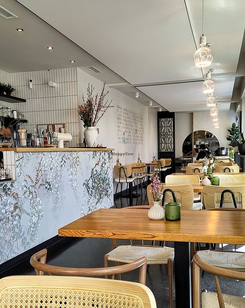 Eat-in space at The Butterfly Lovers in Berlin