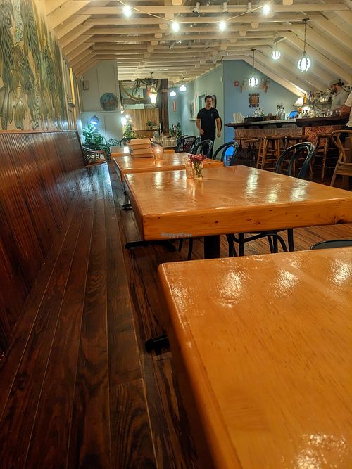 Upstairs seating at The Floridian in St Augustine