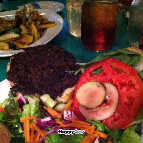 Veggie burger at The Floridian in St Augustine