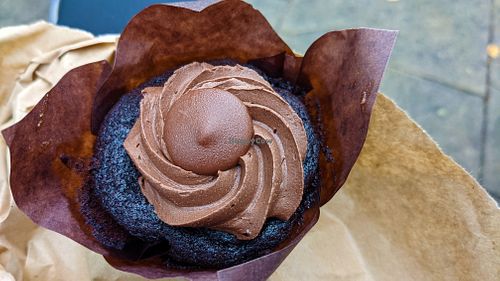 Chocolate fudge muffin at Cate The Bake in Clitheroe