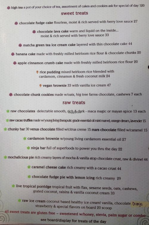 Soma menu p 010 at Soma Cafe in Ubud
