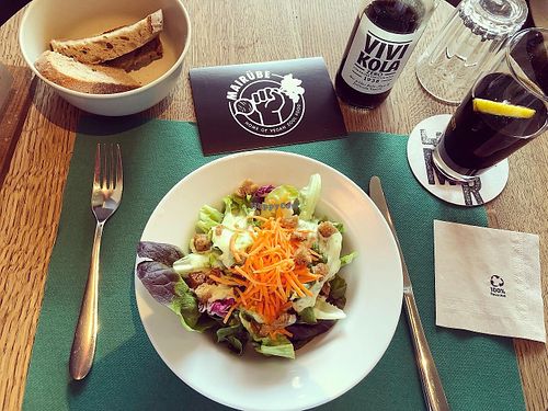 Precourse menu salad  at Mairübe in Luzern