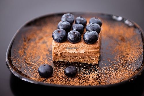 Raw vegan brownie at REVIV in Malaga