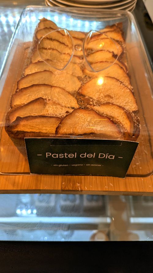 Cake at REVIV in Malaga