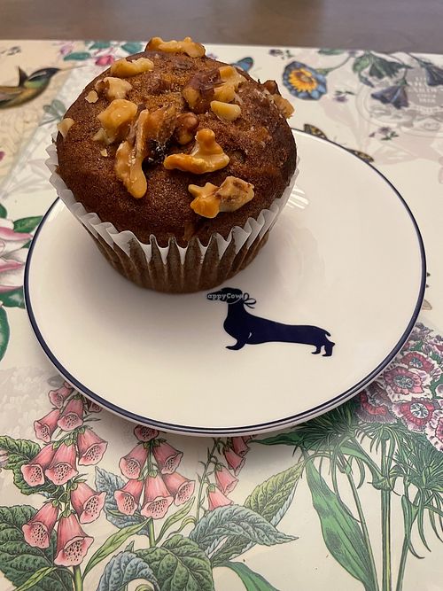 Banana Walnut muffin at Canella Cafe Bakery in Queens