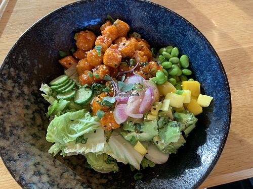 Crispy tofu bowl   at Cactus Club Cafe in Vancouver
