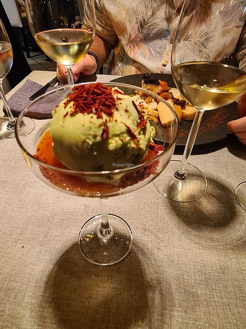 Avocado Icecream at Casito Mediterraneo in Gran Canaria