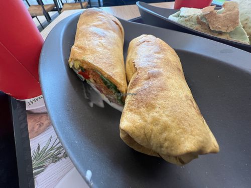 vegan wrap  at immergrün in Schweinfurt