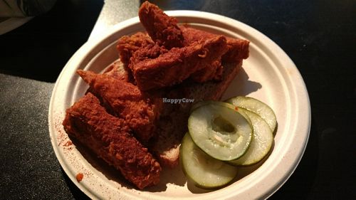 nashville hot tofu - AWESOME!!!! at Grins in Nashville