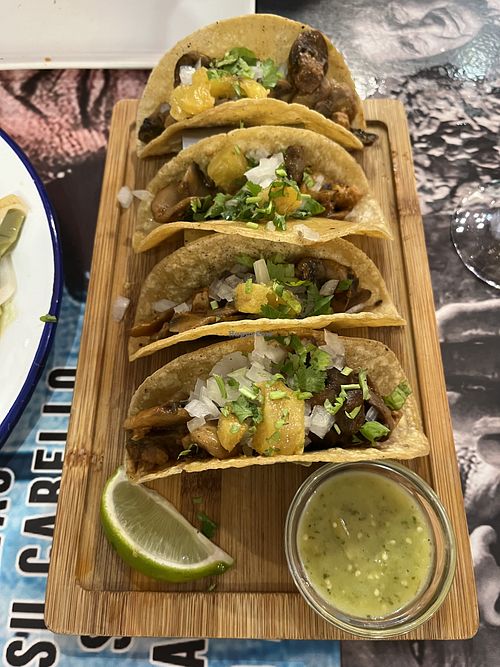 Vegetarian Tacos  at Santa Catrina in Cadiz