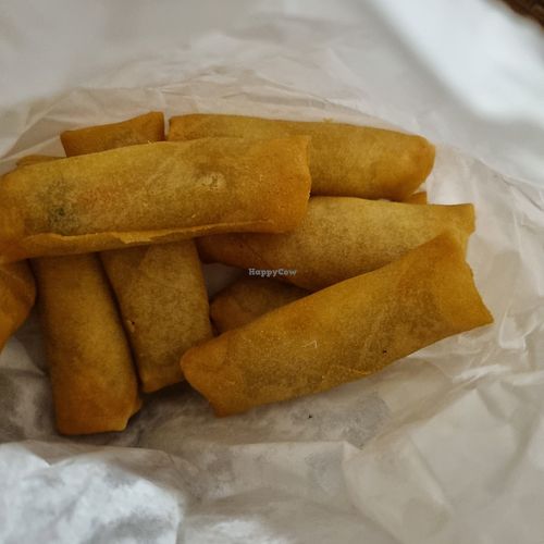 Mini veg spring rolls at Taste Chinese TakeAway in Ripon