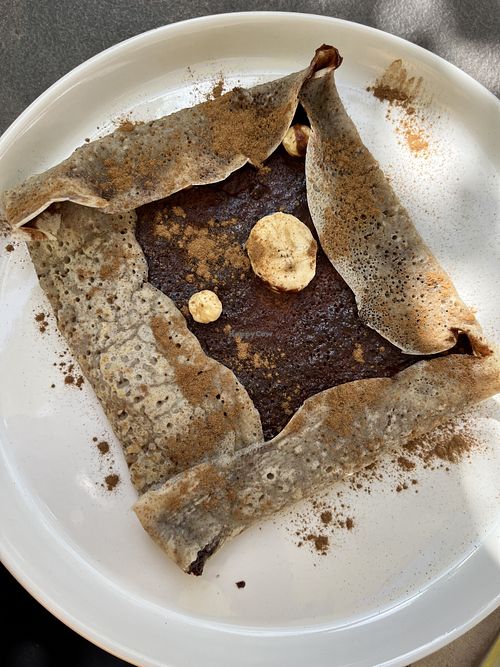 Crepe with homemade Nutella   at Verv Kitchen in Bucharest