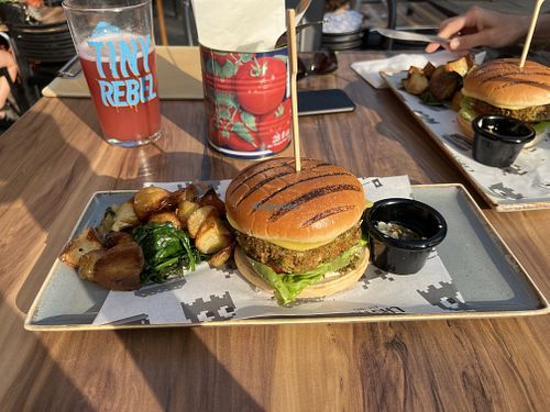 Garten Pesto Burger   at The Castle in Nottingham