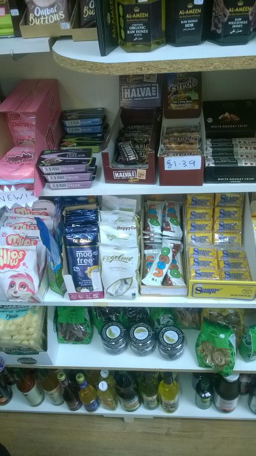 Snack bars and vego bars!  at Almonds and Raisins in Newcastle Upon Tyne