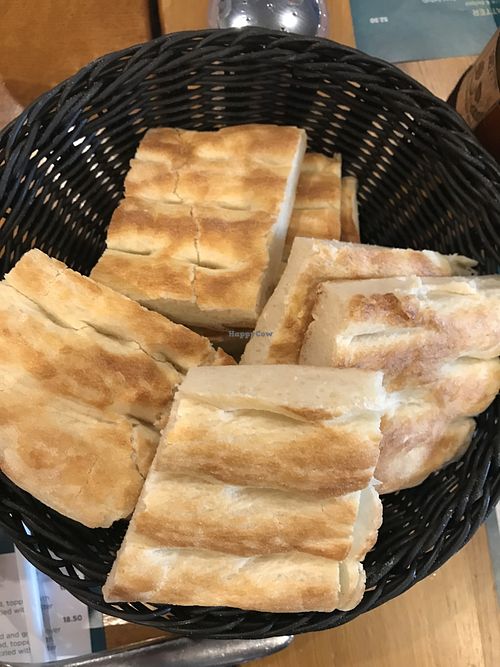 Delicious bread at Gokyuzu in North London