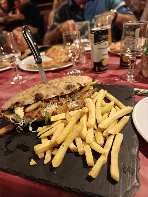 Vegan Kebab! 😋 at Risto Pizza Samsara in Alcamo