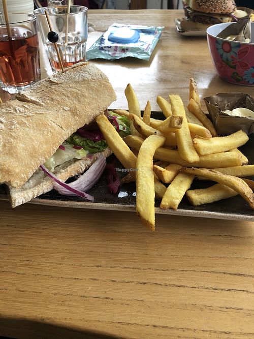 Smoke Celeriac burger  at Strandpaviljoen Twaalf in Den Hoorn