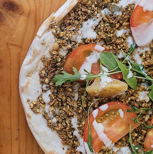 Manouche falafel at A Padaria Libanesa in Lisbon