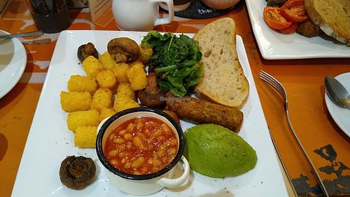 Vegan Breakfast (those potatoes 💕 at Thornham Deli in Hunstanton