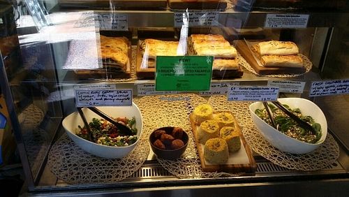 display case at Sun and Earth Organics in New Farm