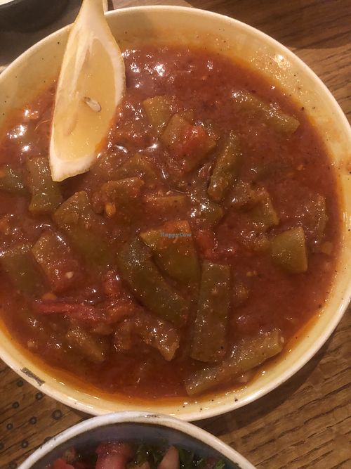 Beans with tomato sauces   at Elissar in Vienna