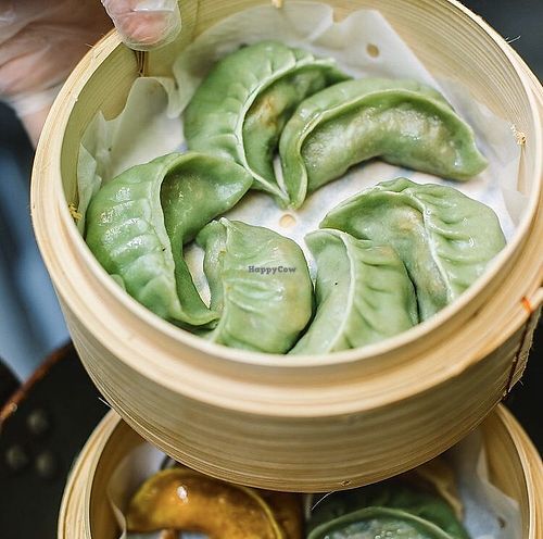 Vegan dumplings at Madam Bō in Lisbon