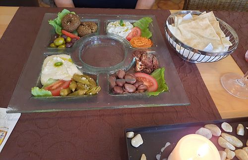 Vorspeisenteller at Damaskus in Seck