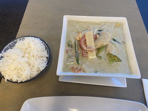Green Curry  at Thai Orchid Cambrils - Food of Paradise in Cambrils